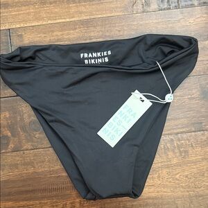 Frankie's Bikinis Black Bikini Bottom